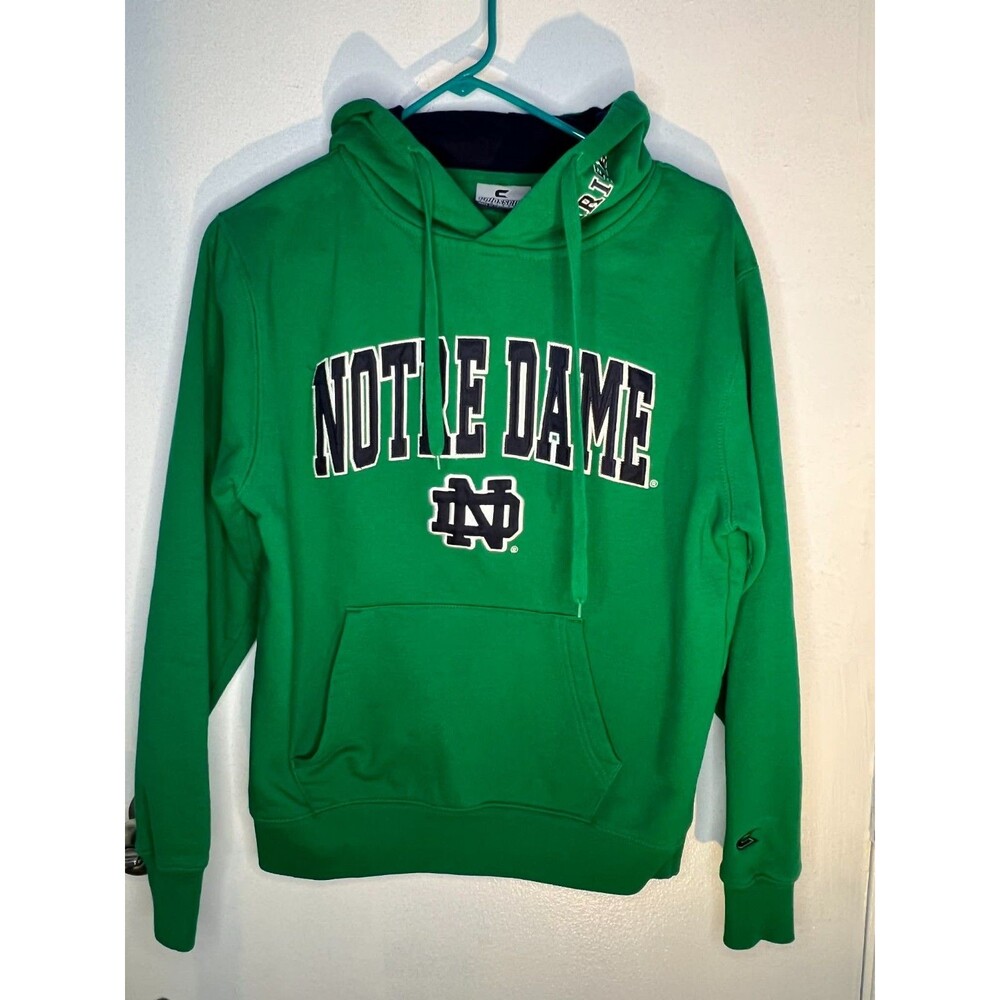 Notre Dame Irish Football Hoodie Colosseum Athletics S Vintage Logo Sweatshirt